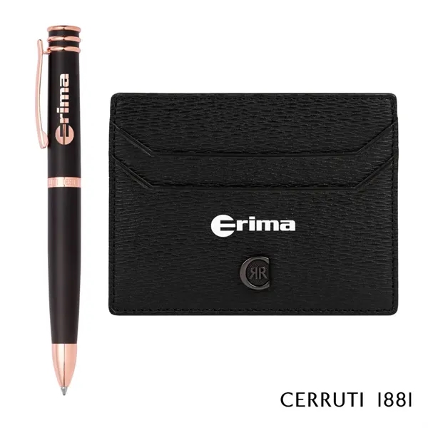 Cerruti 1881® Bond Card Holder & Austin Ballpoint Pen Set - Cerruti 1881® Bond Card Holder & Austin Ballpoint Pen Set - Image 0 of 1