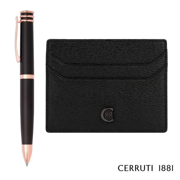 Cerruti 1881® Bond Card Holder & Austin Ballpoint Pen Set - Cerruti 1881® Bond Card Holder & Austin Ballpoint Pen Set - Image 1 of 1