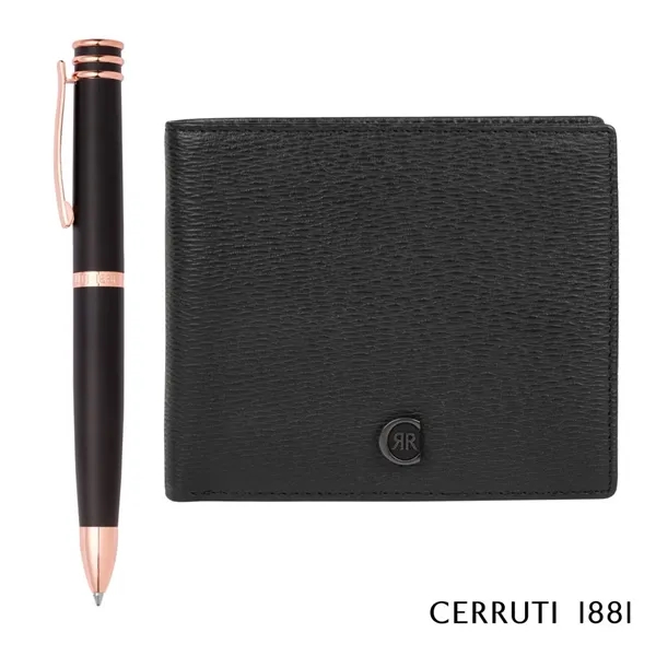 Cerruti 1881® Bond Card Wallet & Austin Ballpoint Pen Set - Cerruti 1881® Bond Card Wallet & Austin Ballpoint Pen Set - Image 1 of 1