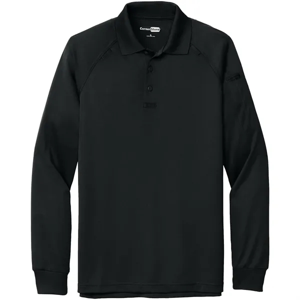 CornerStone® - Select Long Sleeve Snag-Proof Tactical Polo - CornerStone® - Select Long Sleeve Snag-Proof Tactical Polo - Image 4 of 9