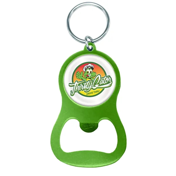 Colorful Aluminum Bottle Opener w/ Key Ring - Colorful Aluminum Bottle Opener w/ Key Ring - Image 13 of 19