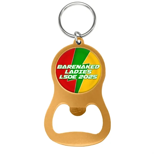 Colorful Aluminum Bottle Opener w/ Key Ring - Colorful Aluminum Bottle Opener w/ Key Ring - Image 14 of 19