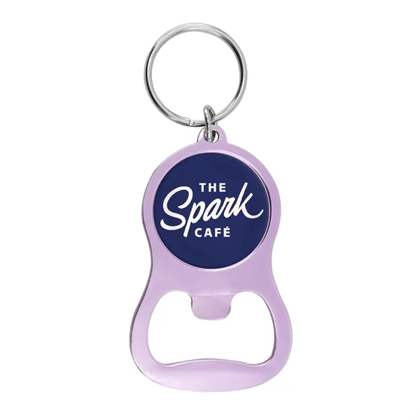 Colorful Aluminum Bottle Opener w/ Key Ring - Colorful Aluminum Bottle Opener w/ Key Ring - Image 19 of 19