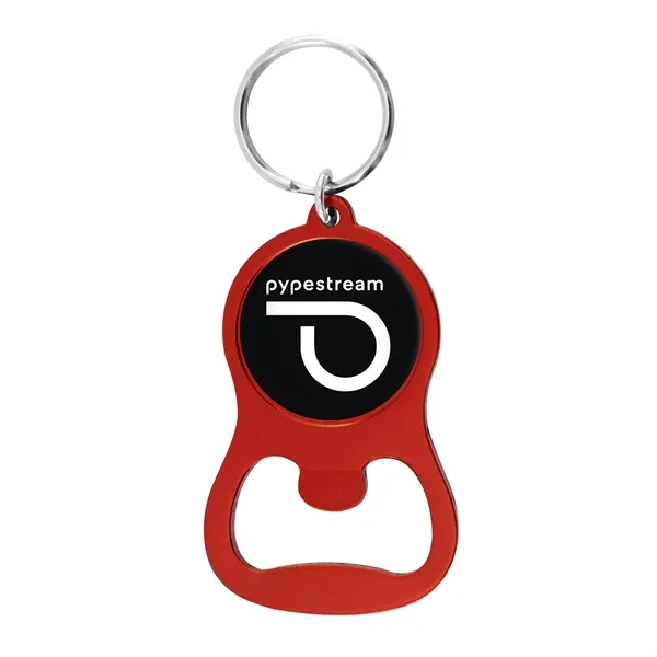 Colorful Aluminum Bottle Opener w/ Key Ring - Colorful Aluminum Bottle Opener w/ Key Ring - Image 9 of 19