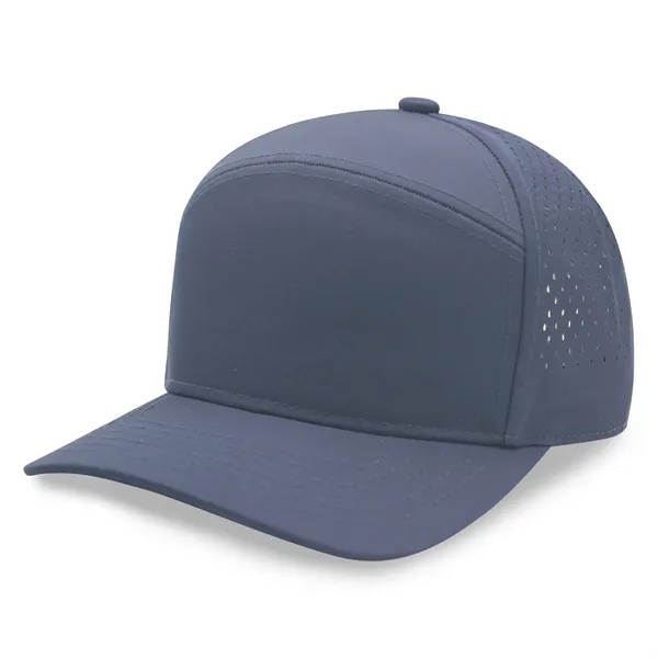 7 Panels Golf trucker cap w/ laser cut mesh back - 7 Panels Golf trucker cap w/ laser cut mesh back - Image 6 of 14