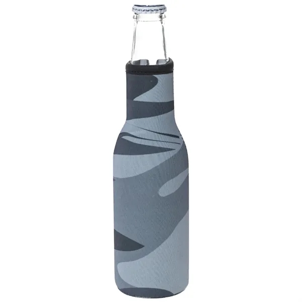 12 Oz. Neoprene collapsible camo Bottle Cooler w/ Opener - 12 Oz. Neoprene collapsible camo Bottle Cooler w/ Opener - Image 17 of 19