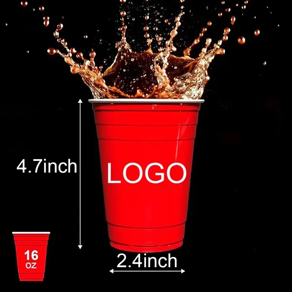 16oz Custom Recycle PP Plastic Disposable Drink Cup - 16oz Custom Recycle PP Plastic Disposable Drink Cup - Image 0 of 1