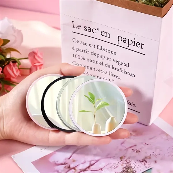 2.8" Mini Portable Pocket Mirror - 2.8" Mini Portable Pocket Mirror - Image 3 of 3