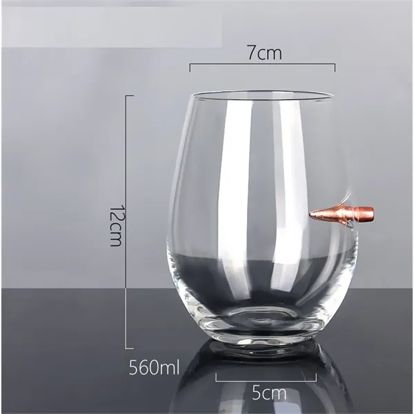 Stuck in Bullet Football Golf Chip Wine Glass KTV Barware - Stuck in Bullet Football Golf Chip Wine Glass KTV Barware - Image 7 of 15