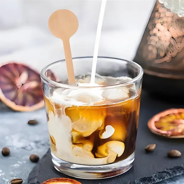 6'' Custom Biodegradable Birch Wood Disposable Stir Stick - 6'' Custom Biodegradable Birch Wood Disposable Stir Stick - Image 2 of 3