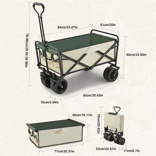 Collapsible Foldable camping beach Wagon - Collapsible Foldable camping beach Wagon - Image 1 of 5