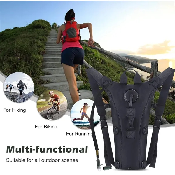 Tactical Molle Hydration Pack Backpack with 3L Water Bladder - Tactical Molle Hydration Pack Backpack with 3L Water Bladder - Image 5 of 5
