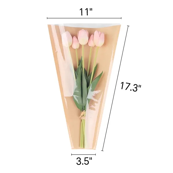20 Pcs Kraft Paper Floral Packaging Bags - 20 Pcs Kraft Paper Floral Packaging Bags - Image 1 of 4