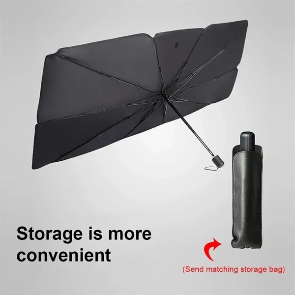 Car Windshield Sun Shade Umbrella - Car Windshield Sun Shade Umbrella - Image 4 of 5