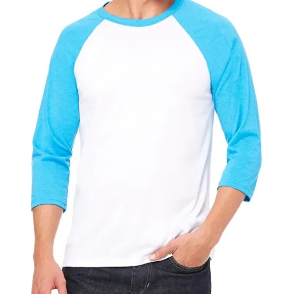 Bella Unisex 3/4-Sleeve Baseball T-Shirt - Bella Unisex 3/4-Sleeve Baseball T-Shirt - Image 14 of 21