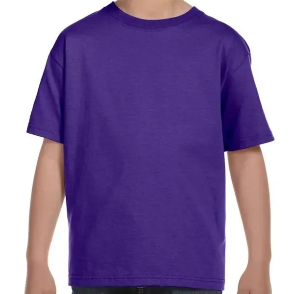 Hanes Youth 6.1 Oz. Beefy-T® - Hanes Youth 6.1 Oz. Beefy-T® - Image 18 of 21