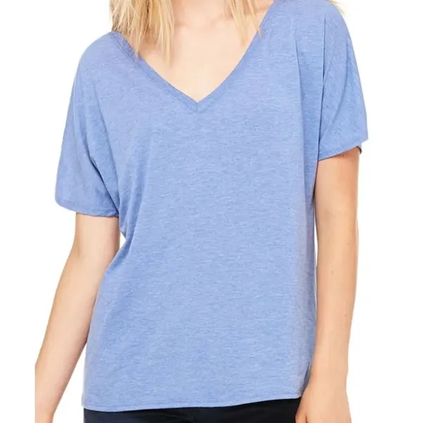 Bella Ladies Slouchy V-Neck T-Shirt - Bella Ladies Slouchy V-Neck T-Shirt - Image 7 of 20