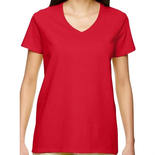 Gildan Heavy Cotton&trade; Ladies 5.3 Oz. V-Neck T-Shirt - Gildan Heavy Cotton&trade; Ladies 5.3 Oz. V-Neck T-Shirt - Image 11 of 14