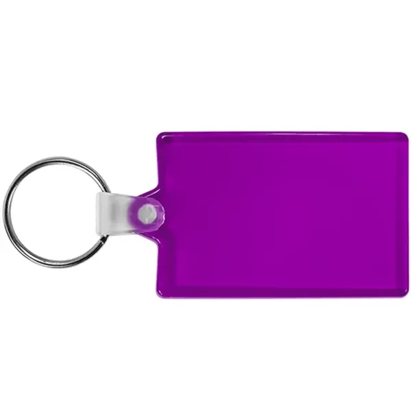 Rectangle Soft Plastic Keychains - Rectangle Soft Plastic Keychains - Image 12 of 15