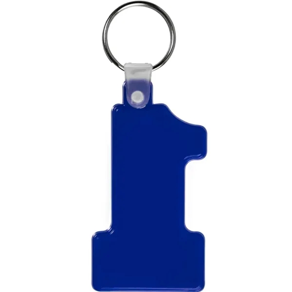 Number One Soft Plastic Keychains - Number One Soft Plastic Keychains - Image 1 of 15