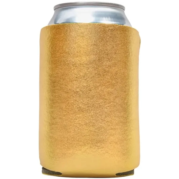 Premium Foam Collapsible Metallic Coolies - Premium Foam Collapsible Metallic Coolies - Image 0 of 5