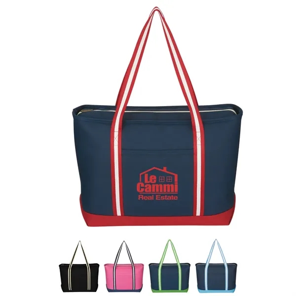 Large Cotton Canvas Admiral Tote Bag - Large Cotton Canvas Admiral Tote Bag - Image 0 of 12