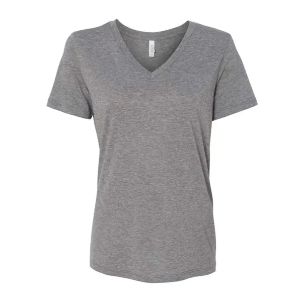 Bella + Canvas Ladies' Relaxed Triblend V-Neck T-Shirt - Bella + Canvas Ladies' Relaxed Triblend V-Neck T-Shirt - Image 2 of 8