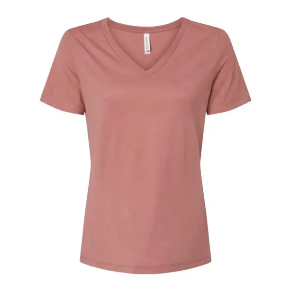 Bella + Canvas Ladies' Relaxed Triblend V-Neck T-Shirt - Bella + Canvas Ladies' Relaxed Triblend V-Neck T-Shirt - Image 3 of 8
