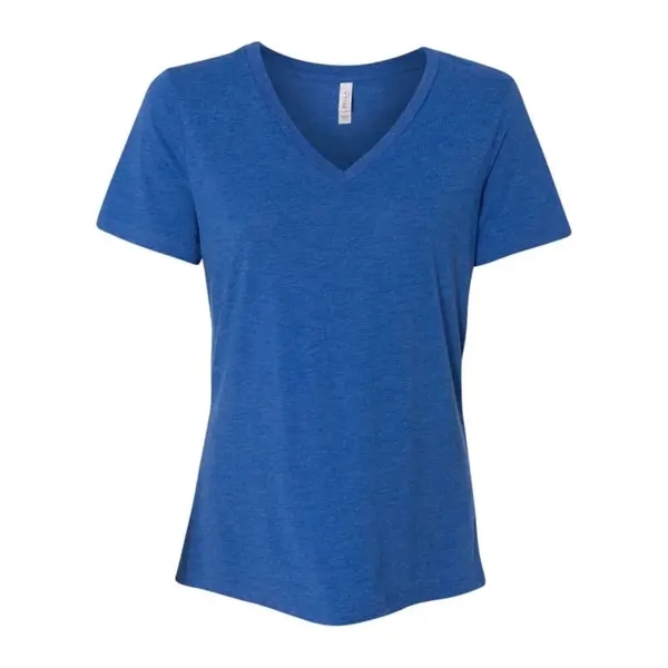 Bella + Canvas Ladies' Relaxed Triblend V-Neck T-Shirt - Bella + Canvas Ladies' Relaxed Triblend V-Neck T-Shirt - Image 8 of 8