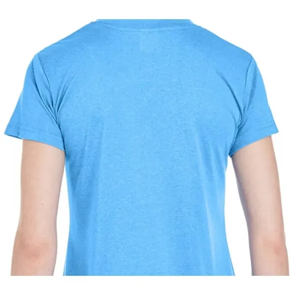 UltraClub Ladies' Cool & Dry Heathered Performance T-Shirt - UltraClub Ladies' Cool & Dry Heathered Performance T-Shirt - Image 1 of 3