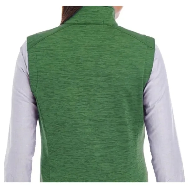Devon & Jones Ladies' Newbury Melange Fleece Vest - Devon & Jones Ladies' Newbury Melange Fleece Vest - Image 3 of 6