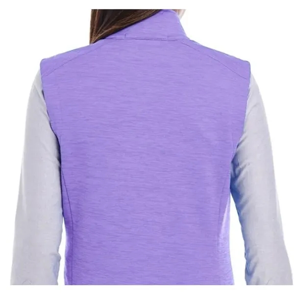 Devon & Jones Ladies' Newbury Melange Fleece Vest - Devon & Jones Ladies' Newbury Melange Fleece Vest - Image 5 of 6
