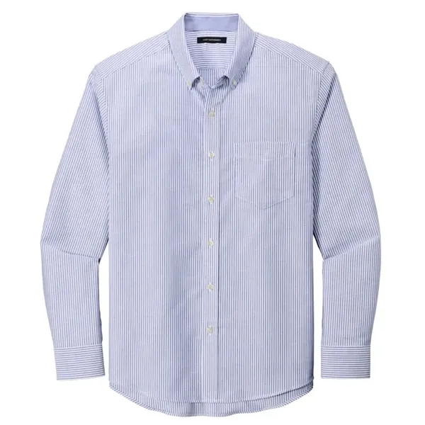 Port Authority SuperPro Oxford Stripe Shirt. - Port Authority SuperPro Oxford Stripe Shirt. - Image 3 of 3