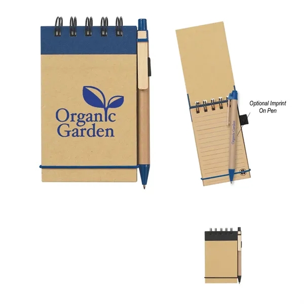 Eco-Inspired Spiral Jotter & Pen - Eco-Inspired Spiral Jotter & Pen - Image 0 of 4