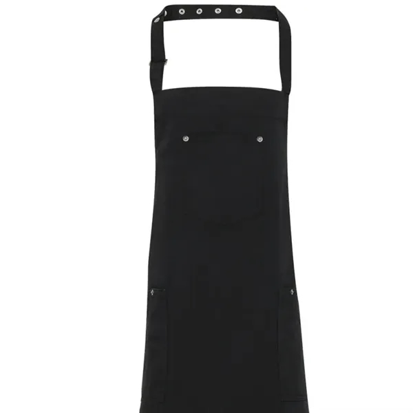 Artisan Collection By Reprime Unisex Cotton Chino Bib Apron - Artisan Collection By Reprime Unisex Cotton Chino Bib Apron - Image 1 of 4