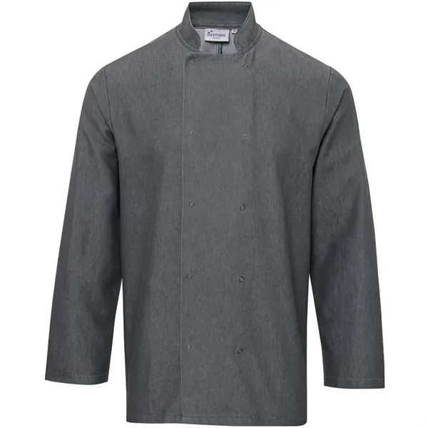 Artisan Collection By Reprime Unisex Denim Chef's Jacket - Artisan Collection By Reprime Unisex Denim Chef's Jacket - Image 3 of 3