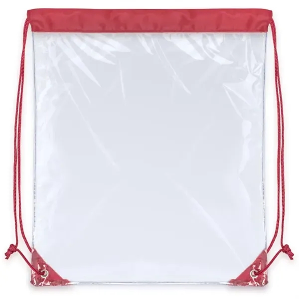 Clear Drawstring Backpack Bags - Clear Drawstring Backpack Bags - Image 4 of 5