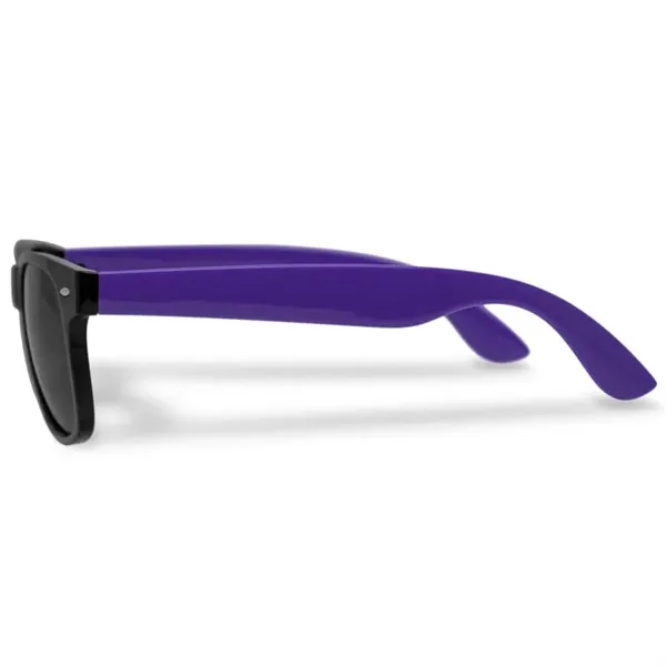 Custom Two Tone Plastic Sunglasses - Custom Two Tone Plastic Sunglasses - Image 4 of 15