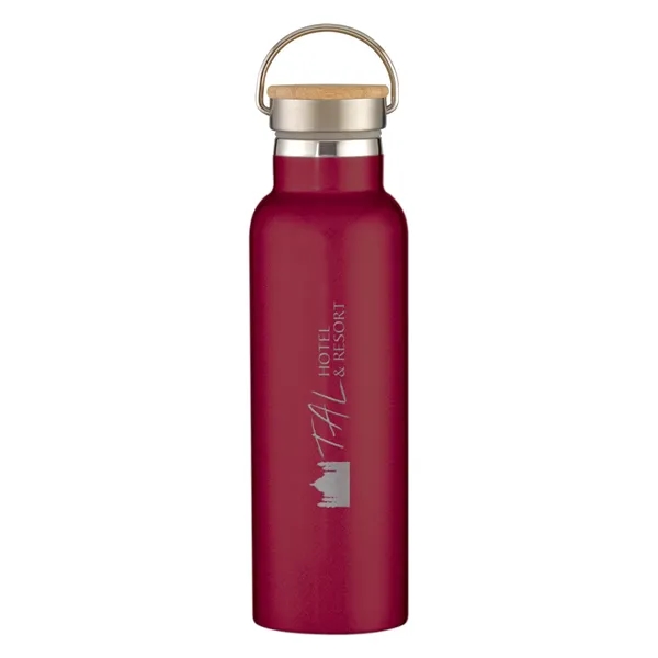 21 Oz. Liberty Stainless Steel Bottle With Wood Lid - 21 Oz. Liberty Stainless Steel Bottle With Wood Lid - Image 8 of 16