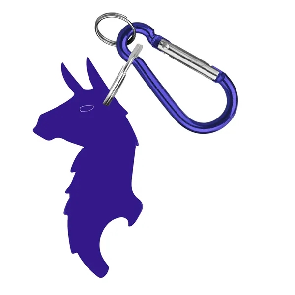Llama Shape Bottle Opener Key Ring with Carabiner - Llama Shape Bottle Opener Key Ring with Carabiner - Image 5 of 5