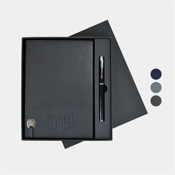 TiTUS® Xecutive Corduroy PU Leather Notebook Gift Set - TiTUS® Xecutive Corduroy PU Leather Notebook Gift Set - Image 0 of 5