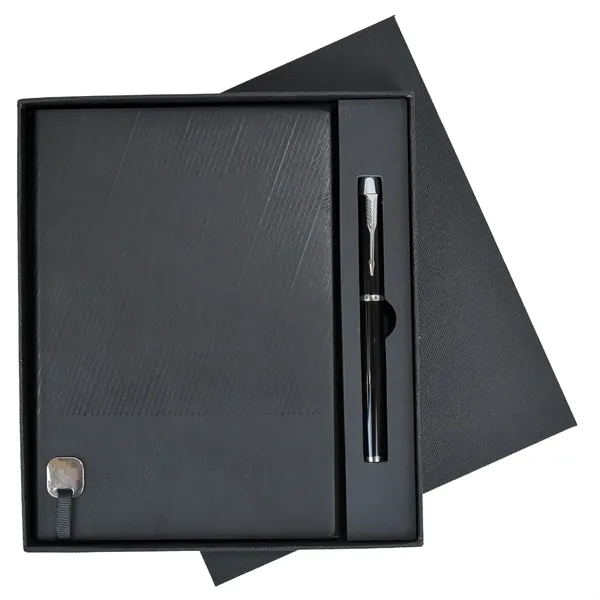 TiTUS® Xecutive Corduroy PU Leather Notebook Gift Set - TiTUS® Xecutive Corduroy PU Leather Notebook Gift Set - Image 3 of 5