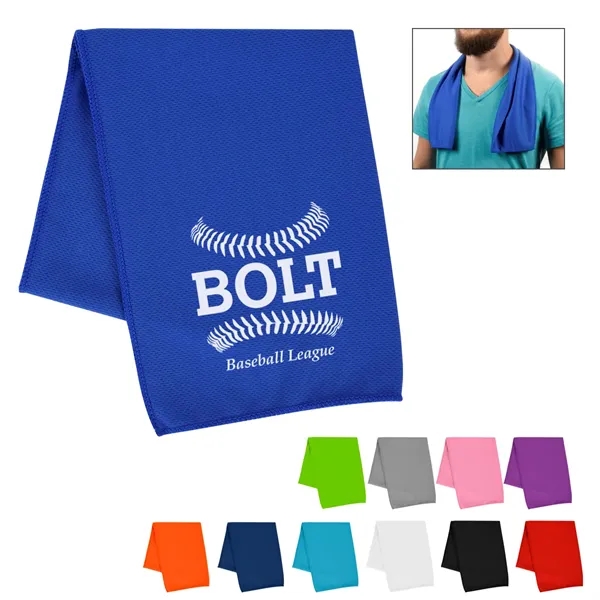 RECYCLED PET COOLING SPORT TOWEL - RECYCLED PET COOLING SPORT TOWEL - Image 0 of 22
