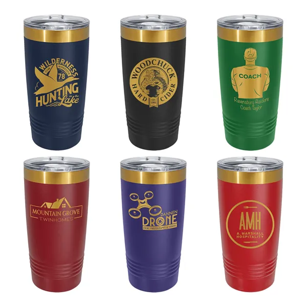 Polar Camel 20oz ION-Plated Bright Gold Tumbler - Polar Camel 20oz ION-Plated Bright Gold Tumbler - Image 0 of 15