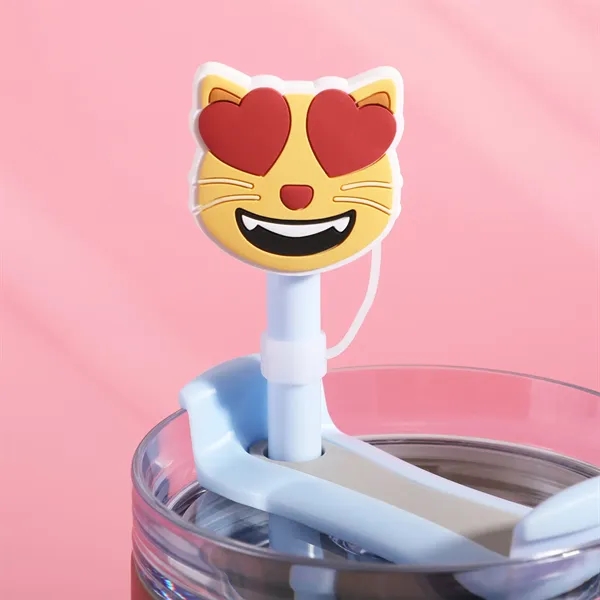 1.5" PVC Straw Topper - 1.5" PVC Straw Topper - Image 0 of 2