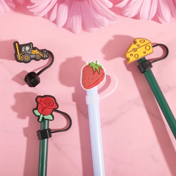 1" PVC Straw Topper - 1" PVC Straw Topper - Image 1 of 6