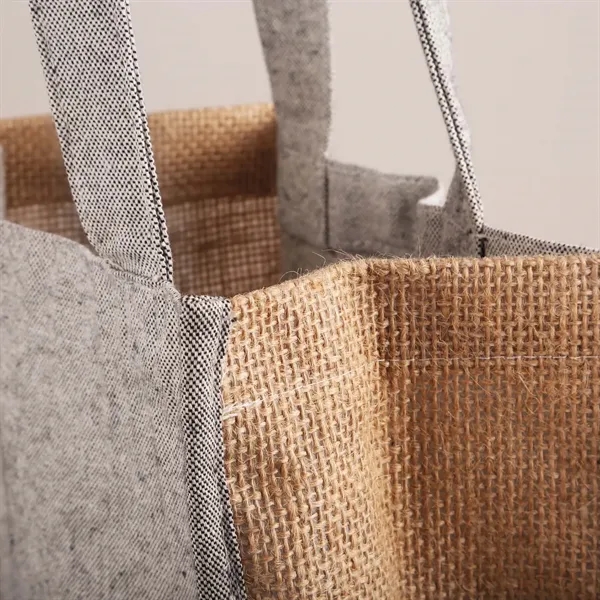 Quetico 10 Oz Cotton & Jute Fashion Tote - Quetico 10 Oz Cotton & Jute Fashion Tote - Image 4 of 10