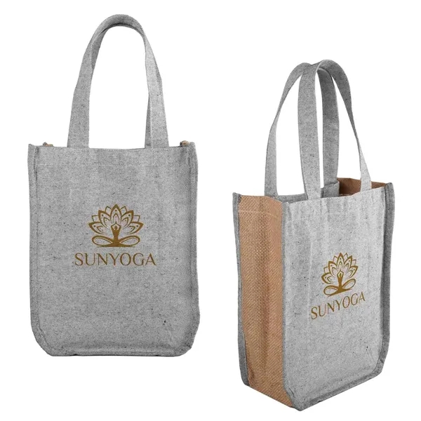Quetico 10 Oz Cotton & Jute Fashion Tote - Quetico 10 Oz Cotton & Jute Fashion Tote - Image 7 of 10