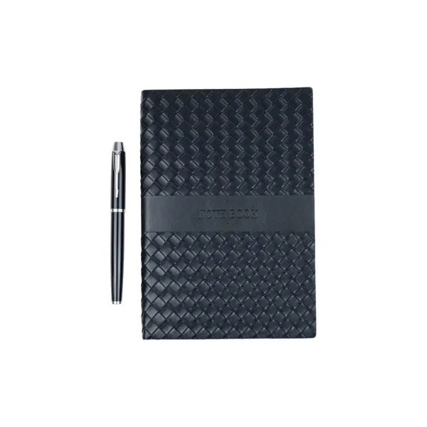 TiTUS® Sahara Duo PU Leather A5 Notebook & Pen Gift Set - TiTUS® Sahara Duo PU Leather A5 Notebook & Pen Gift Set - Image 2 of 4