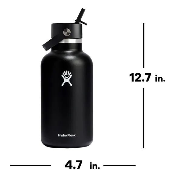 Hydro Flask 64oz Wide Mouth Bottle w/ Flex Straw Cap - Hydro Flask 64oz Wide Mouth Bottle w/ Flex Straw Cap - Image 5 of 5
